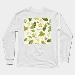 Cucumbers Pattern Long Sleeve T-Shirt